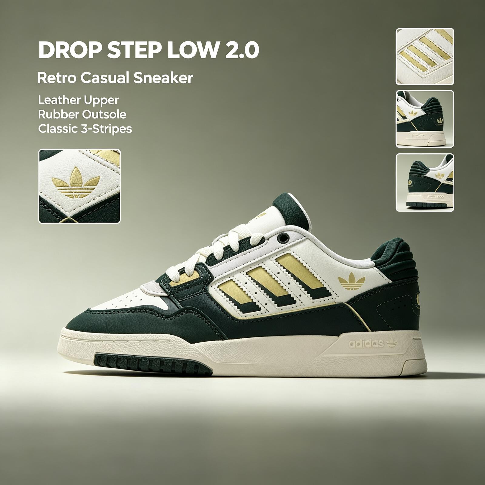 Adidas Shoes Superstar - Adidas Originals Drop Step 2.0 JQ0105