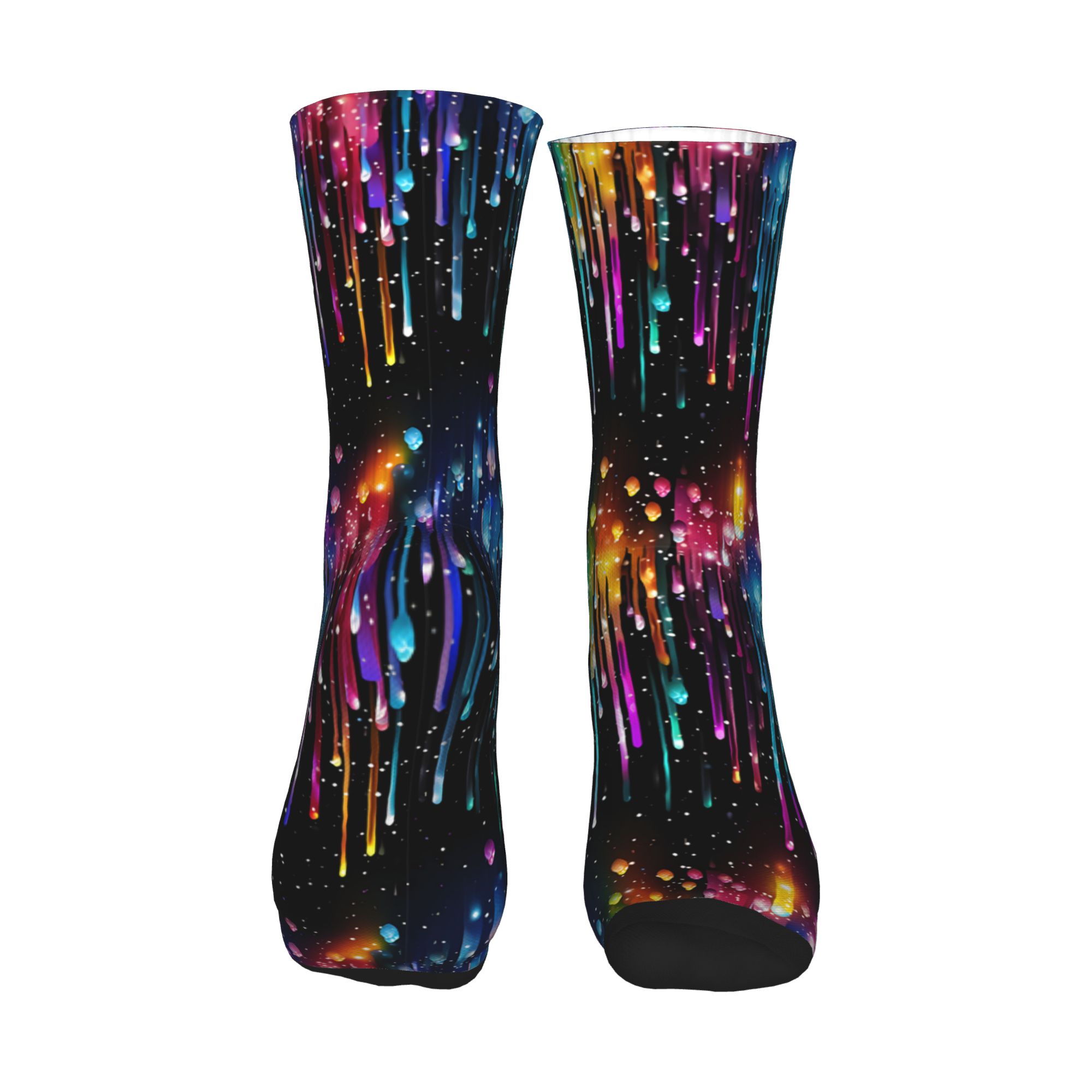 Cute Men's Dripping Rainbow Li - Dress Sock Men recension och pris